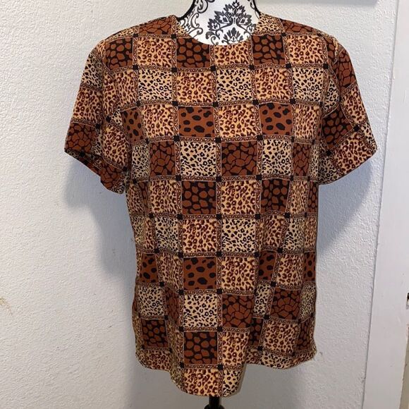 Notations Tops - Notations Petite Blouse 